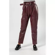 Брюки женские Y.T.Q. D6031-B+ремень (30, Бордовый)