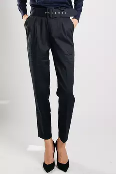 Брюки женские Y.T.Q Q2099 + ремень (31, Синий)