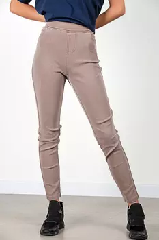 Джилегинсы женские "ГЛАМУР" 6127 (5XL, Коричневый)