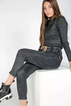 Джинсы женские 558Jeans 217-2 (32, Черный)