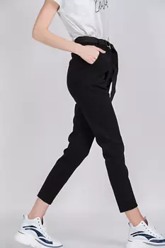 Джинсы женские CEMEILLA 139 + ремень (30, Черный)