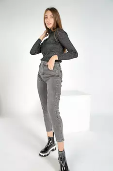 Джинсы женские Ceo Sound 501 (28, Серый)