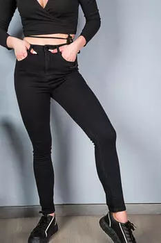 Джинсы женские Denim 0357 (25, Черный)