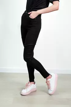 Джинсы женские Denim H-1208 (29, Черный)