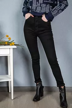 Джинсы женские Denim H-6621 (31, Черный)