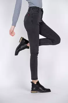 Джинсы женские Denim HS1035 (25, Темно-Серый)