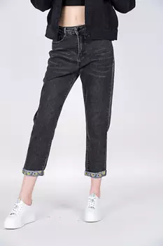 Джинсы женские Denim L8161 (28, Черный)