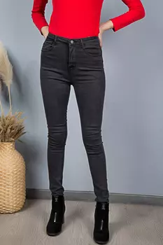 Джинсы женские Denim P1612 (31, Черный)