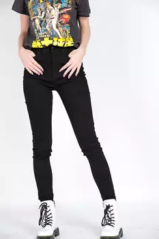 Джинсы женские Denim Y3567 (28, Черный)