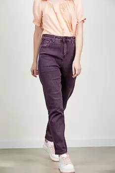 Джинсы женские Rajojo 9902 (27, Бордовый)