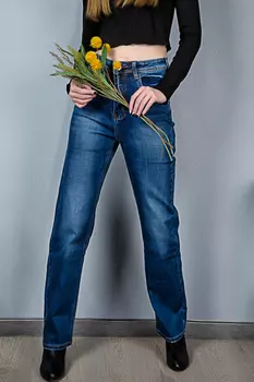 Джинсы женские S&amp;F S-3066H (32, Синий)