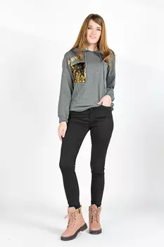 Джинсы женские SEVILLA S005 (28, Черный)