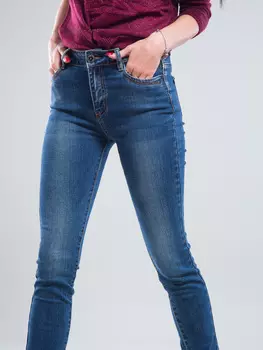 Джинсы женские Silver 6011 (26, Синий)
