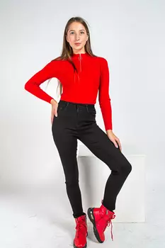 Джинсы женские STOLNIK A701 (28, Черный)