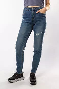 Джинсы женские STOLNIK S6003-1 (28, Синий)