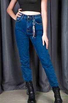 Джинсы женские Sunflover F1265M + брелок (25, Синий)