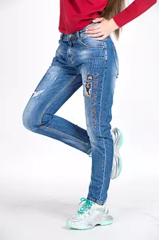 Джинсы женские Sunflower F1115B (28, Синий)