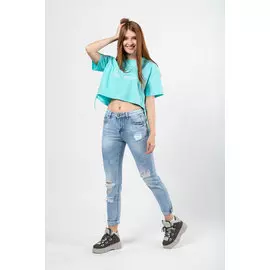 Джинсы женские Sunflower F8139B (33, Синий)