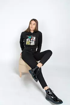 Джинсы женские SWB Coco CO-M06507 (28, Черный)