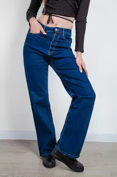 Джинсы женские утепл Denim G-3801 (26, Синий)