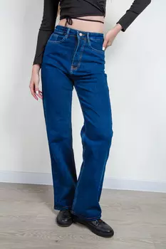 Джинсы женские утепл Denim G-3810 (30, Синий)