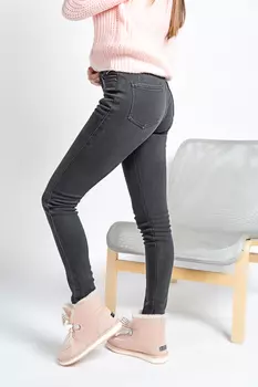 Джинсы женские утепл. Denim H2529 (31, Черный)