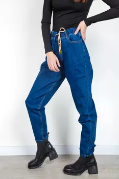 Джинсы женские утепл. Denim SZ-6804 (28, Синий)