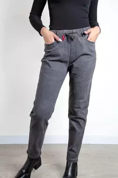 Джинсы женские утепл Denim SZ-6805 (29, Серый)
