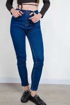 Джинсы женские утепл Denim V-8117 (29, Синий)