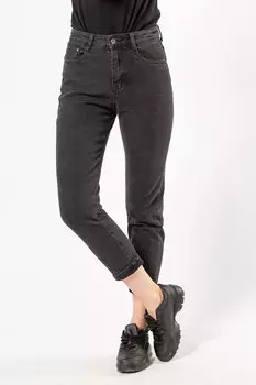 Джинсы женские утепл. STOLNIK A9533 (27, Черный)