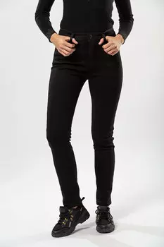 Джинсы женские утепл. Sunflower F1188A (28, Черный)