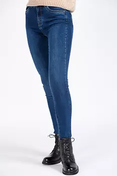 Джинсы женские утепл SWB Coco CO-HD6595 (30, Синий)