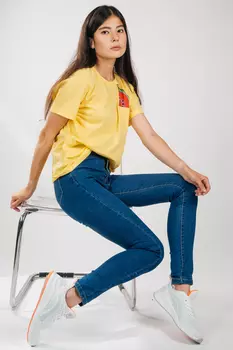 Джинсы женские Younina LSM302 (28, Синий)