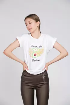 Футболка женская Macro Light 107 (M-L, Синий)