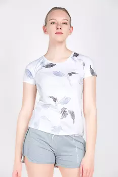 Футболка женская STOLNIK 1671 (XL, Белый)