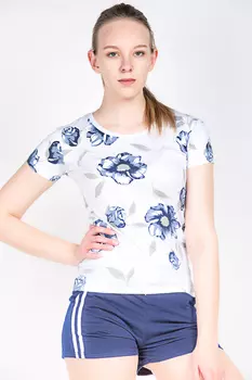 Футболка женская STOLNIK 1679 (L, Белый)