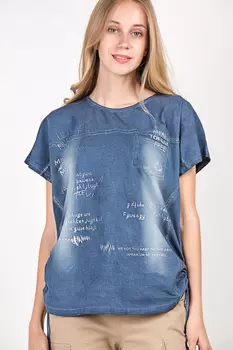 Футболка женская STOLNIK 3788 (52, Серый)