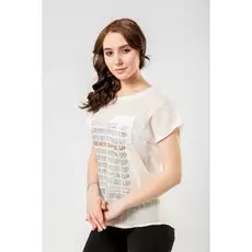 Футболка женская STOLNIK 9652A к/р (54, Белый)