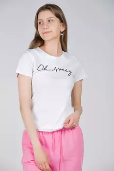 Футболка женская STOLNIK TW4345 (XL, Белый)