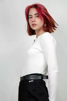 Футболка женская STOLNIK TW4418 (S, Черный)