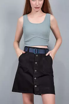 Юбка женская джинс S&amp;T 6685 (42, Синий)