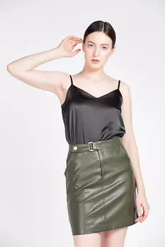 Юбка женская к/з S&amp;T 6179 (42, Коричневый)