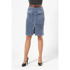 Юбка женская S&amp;T 2909 + ремень (44, Бежевый)