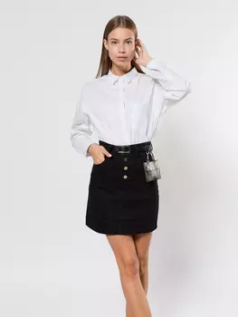 Юбка женская S&amp;T 5807 + ремень с кошельком (38, Синий)