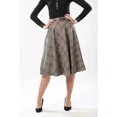 Юбка женская S&amp;T 5995 + ремень (42, Коричневый)