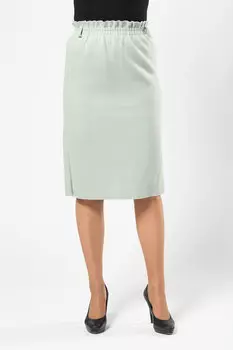 Юбка женская S&amp;T 6030 + ремень (40, Зеленый)