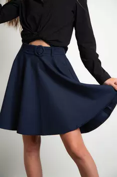 Юбка женсккя (B) STOLNIK 0411 (44, Черный)