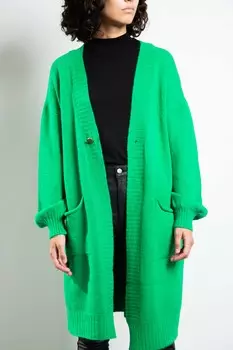 Кардиган женский STOLNIK 290 (M-L, Зеленый)