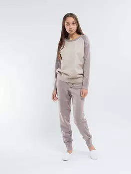 Комплект женский (кофта + брюки) No Name 2819 (S-L, Розовый)