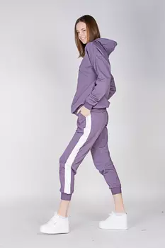 Комплект женский (толстовка+брюки) (B) STOLNIK 203 (M, Сиреневый)